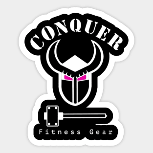 Conquer Fitness Gear Womens Sticker